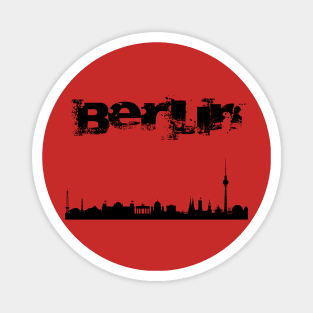 Ready for Berlin Skyline Magnet